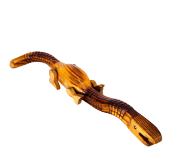Wooden Slithering Lizard Toy