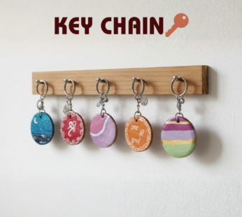 Round keychain
