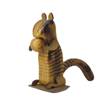 Wooden Squirrel Toy