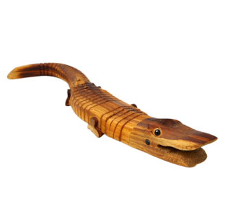 Wooden Crocodile Toy